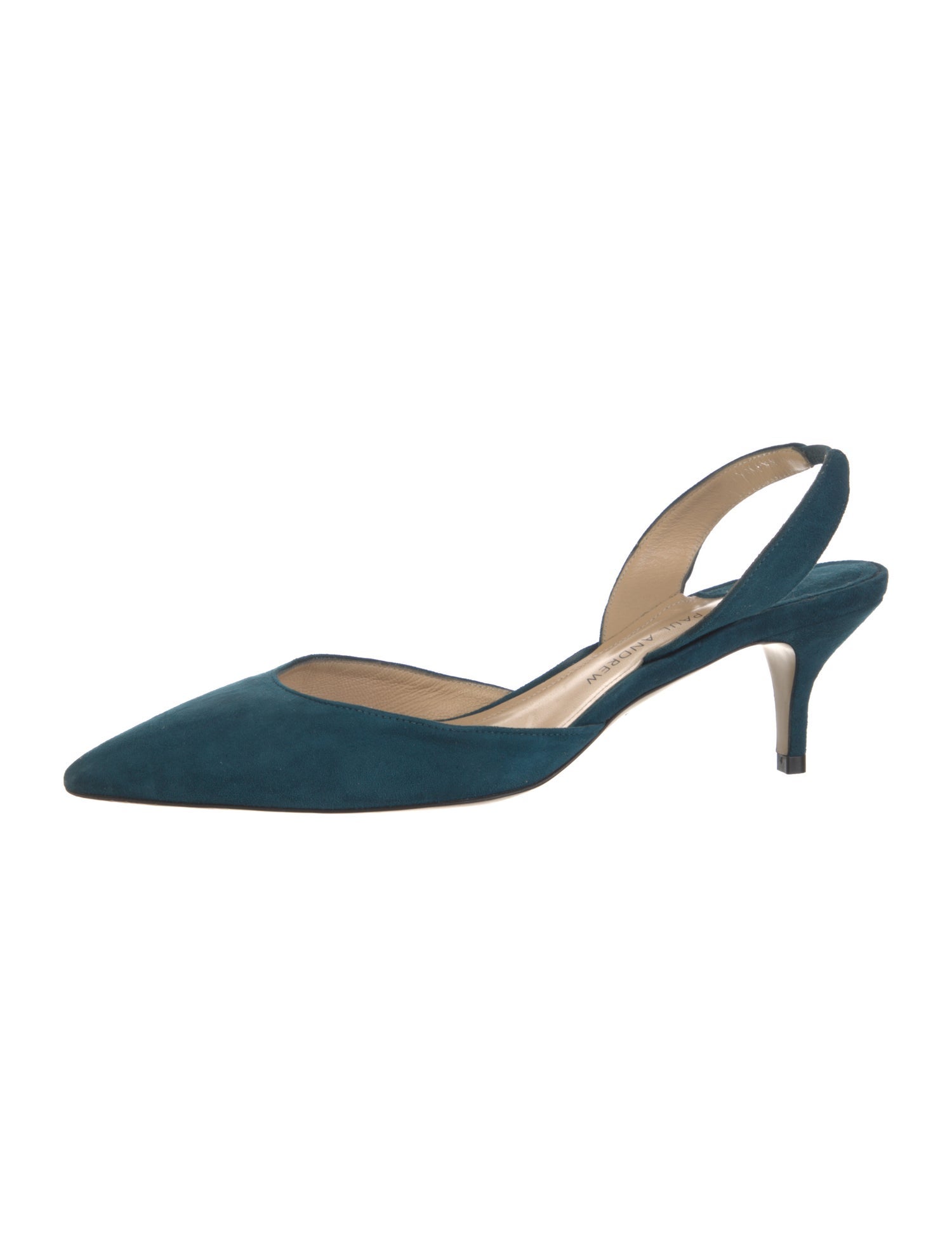 Paul Andrew Suede Slingback Pumps
