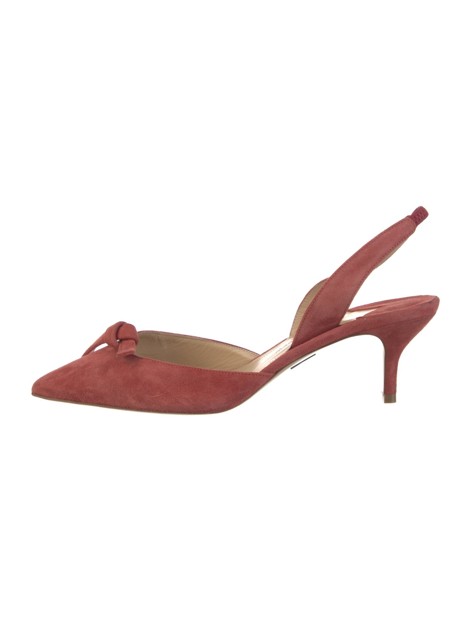 Paul Andrew Suede Slingback Pumps