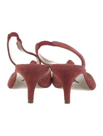 Paul Andrew Suede Slingback Pumps