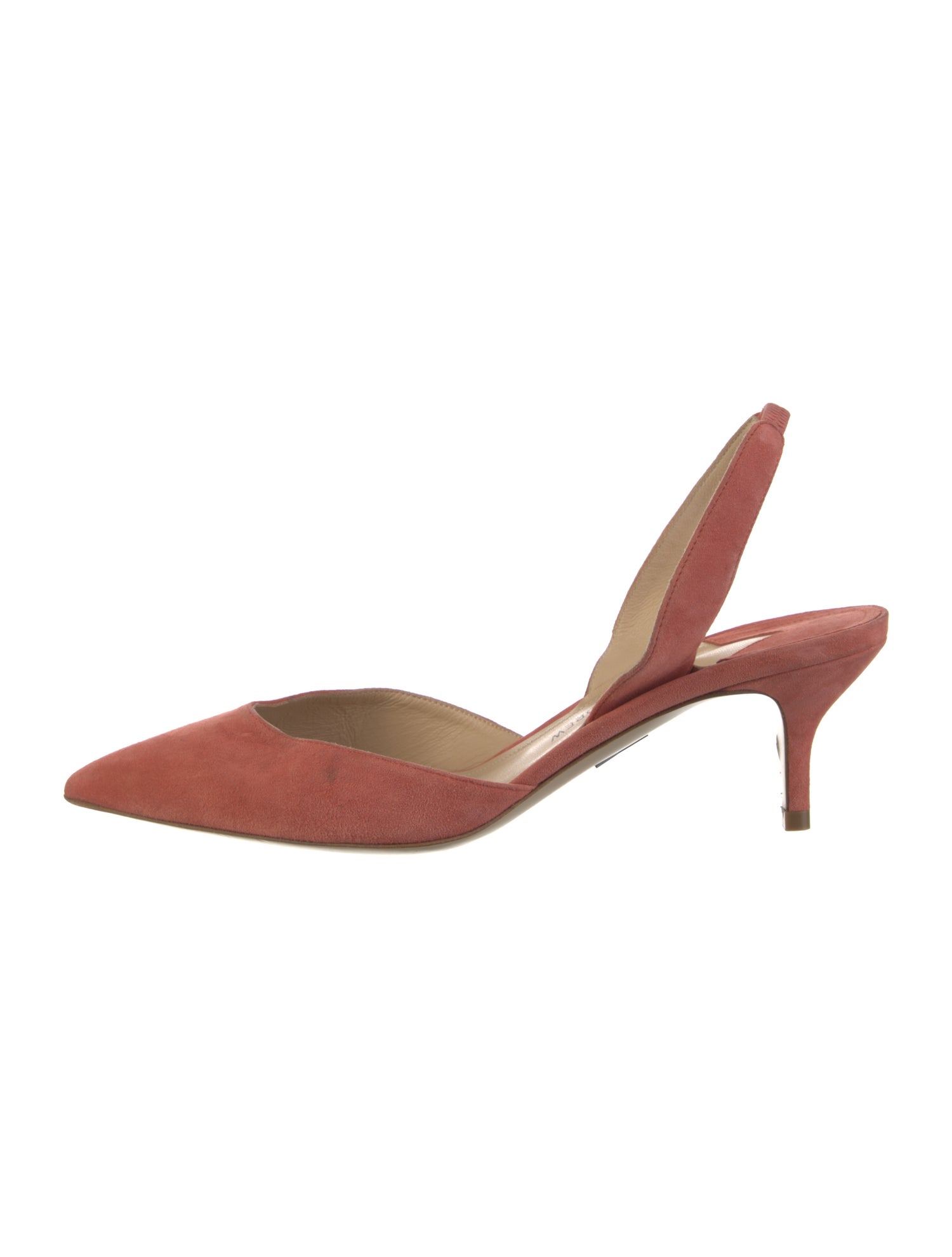 Paul Andrew Suede Slingback Pumps