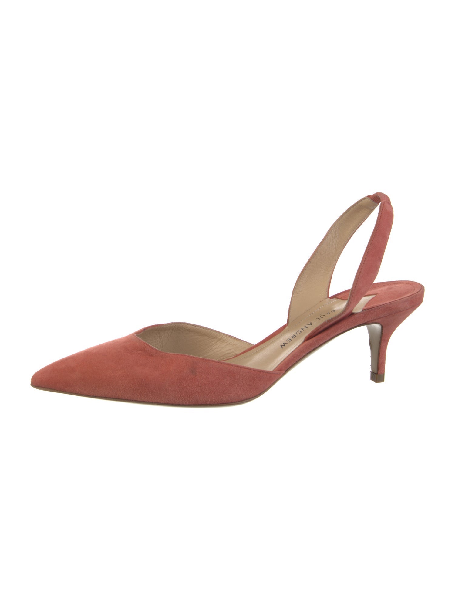 Paul Andrew Suede Slingback Pumps