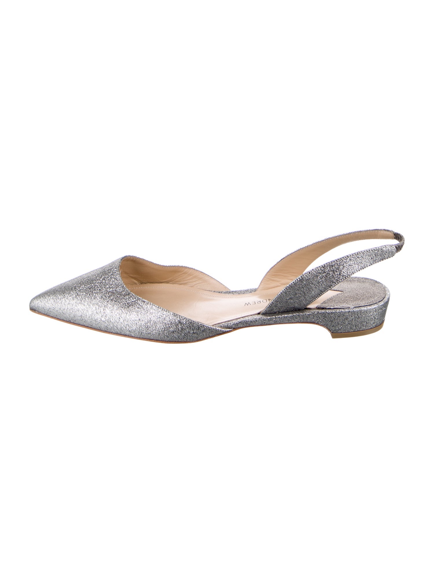 Paul Andrew Glitter Slingback Flats