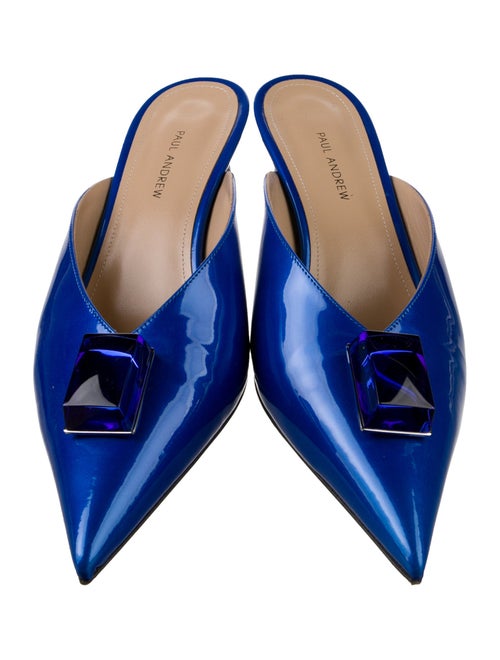 Paul Andrew Patent Leather Mules