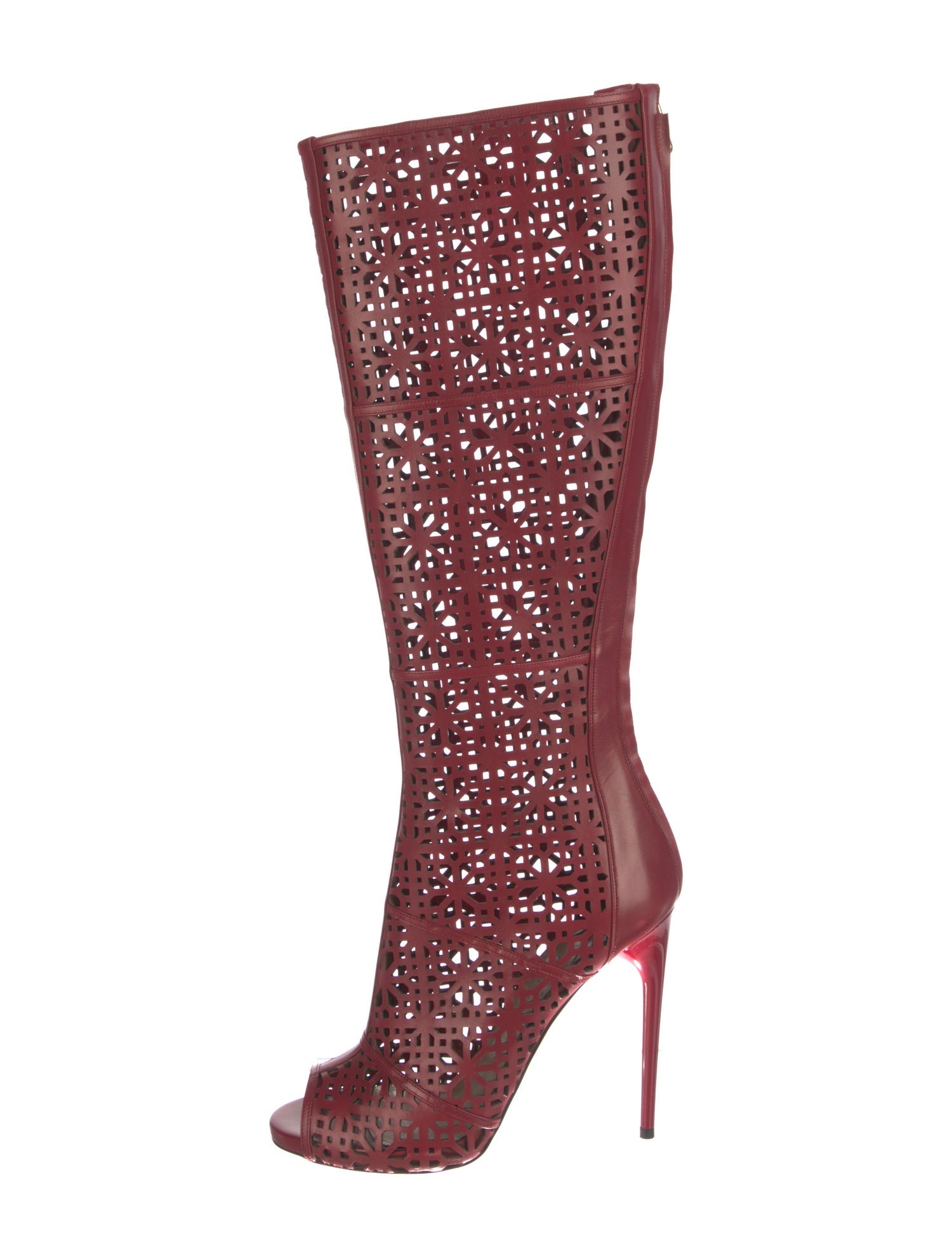 Paul Andrew Leather Printed Boots