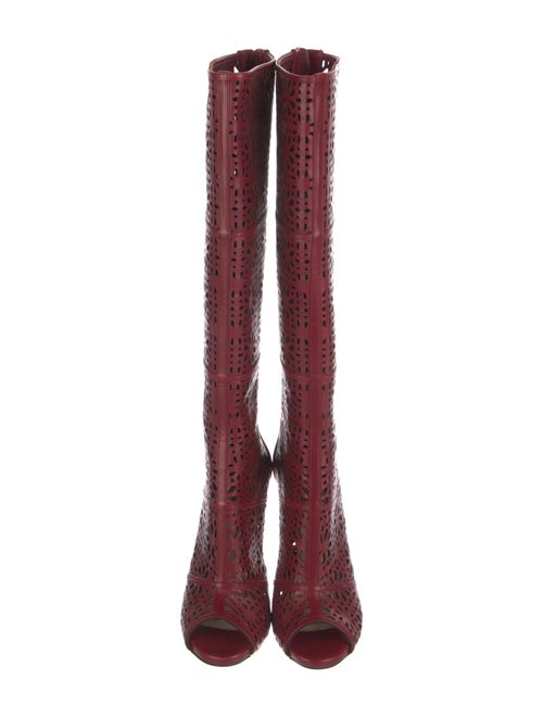 Paul Andrew Leather Printed Boots