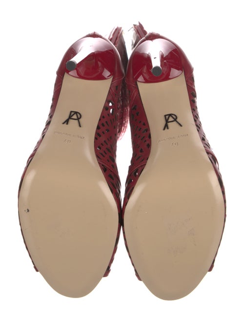 Paul Andrew Leather Printed Boots