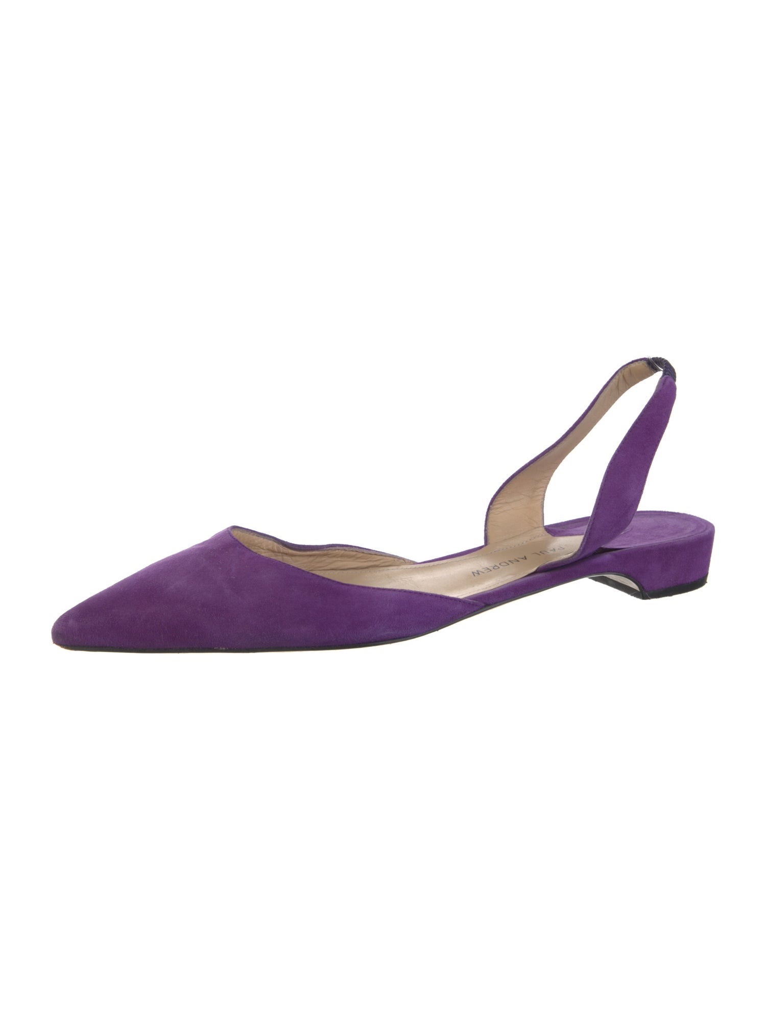 Paul Andrew Suede Slingback Flats