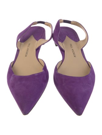 Paul Andrew Suede Slingback Flats