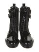 Paul Andrew Patent Leather Combat Boots