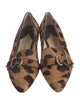 Paul Andrew Ponyhair Animal Print Loafers