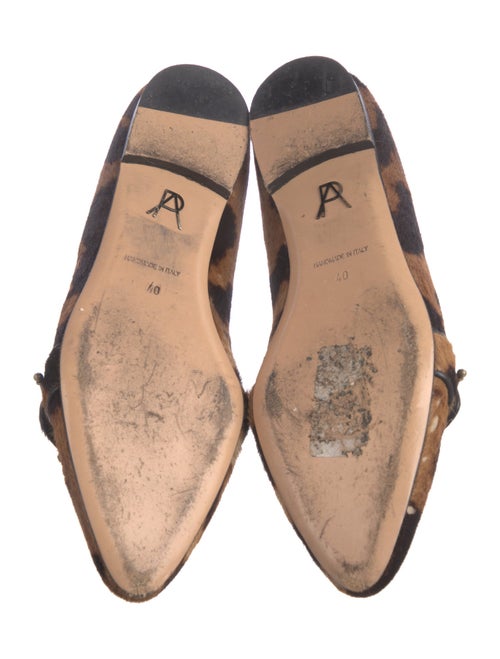 Paul Andrew Ponyhair Animal Print Loafers