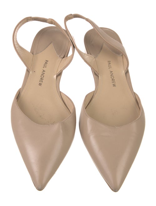 Paul Andrew Patent Leather Slingback Flats