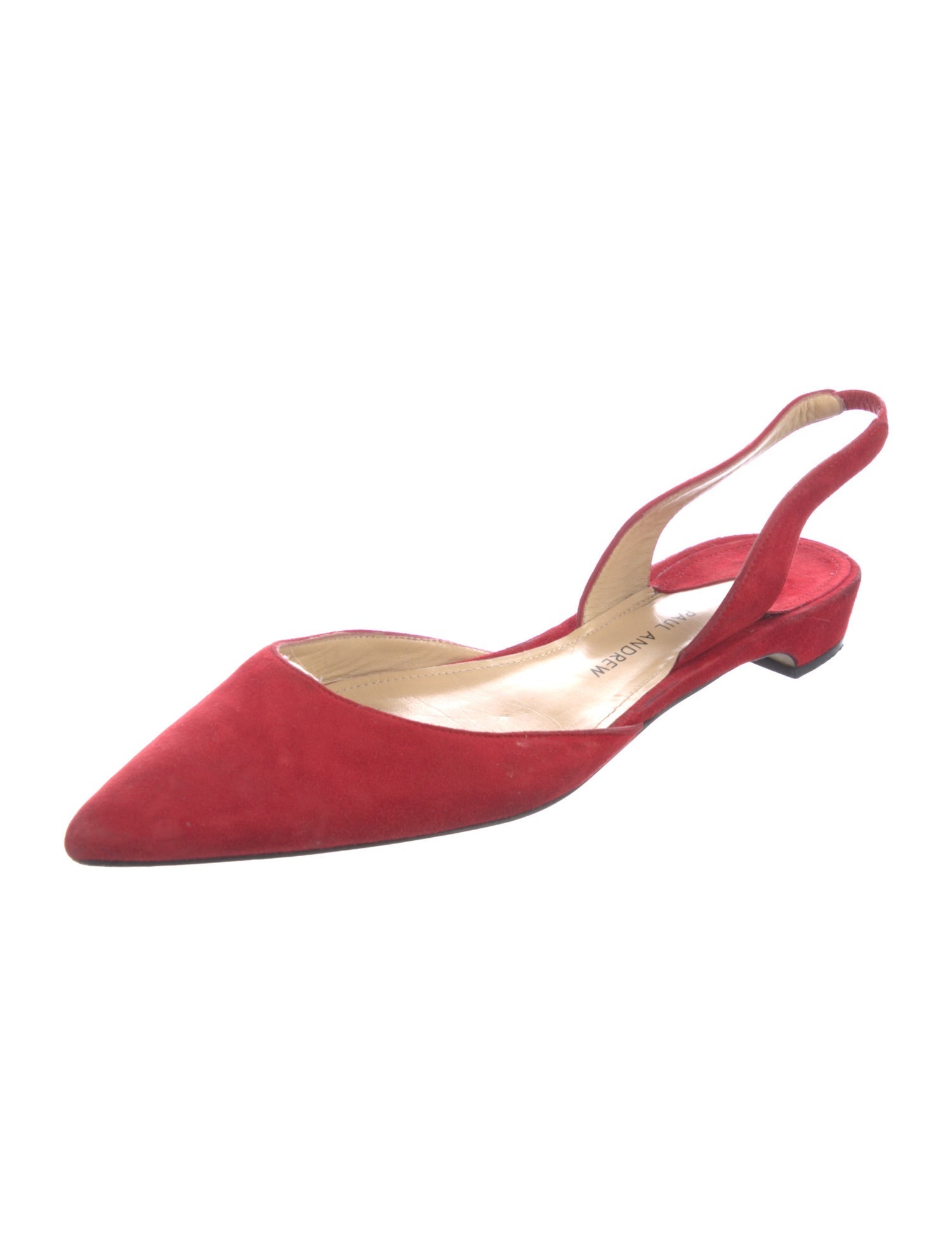 Paul Andrew Suede Slingback Flats