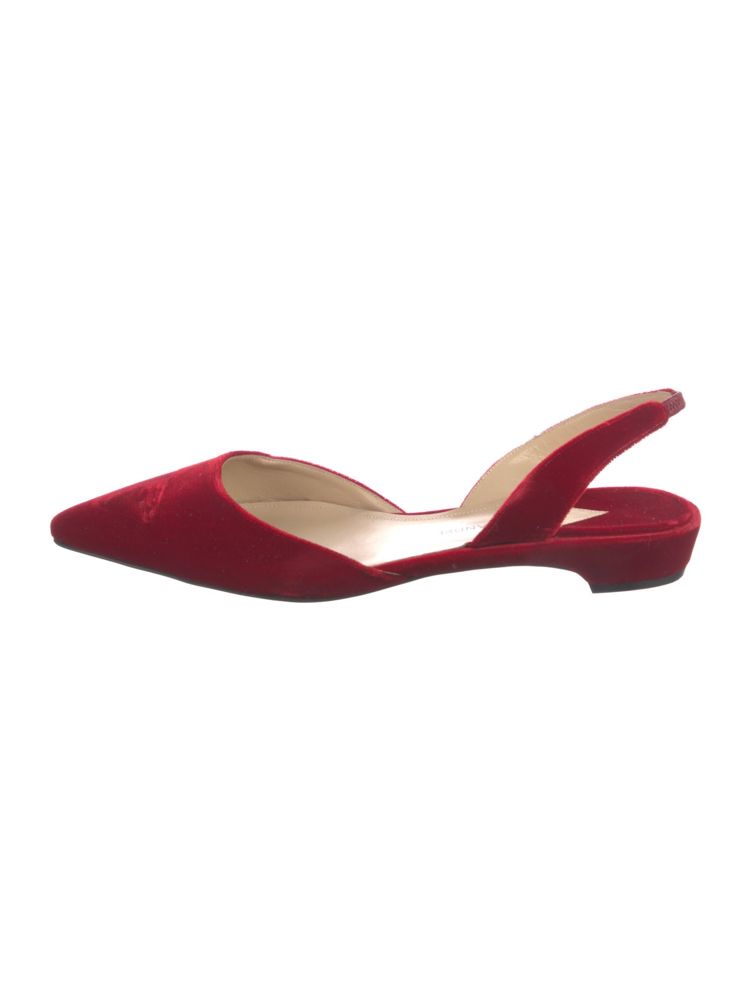 Paul Andrew Velvet Slingback Flats