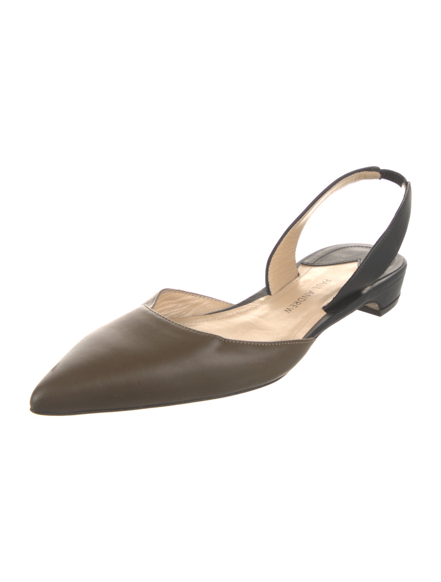 Paul Andrew Leather Slingback Flats