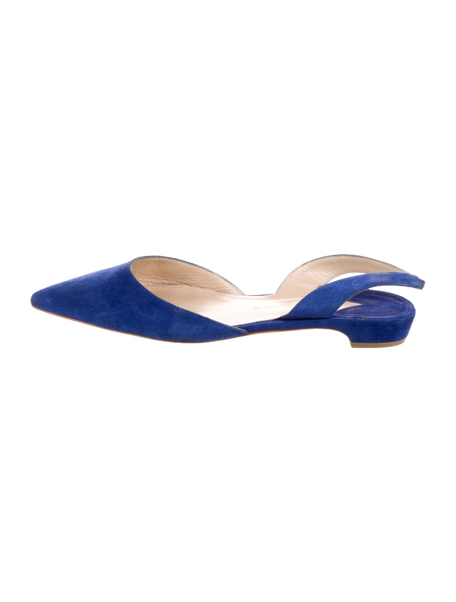 Paul Andrew Suede Slingback Flats