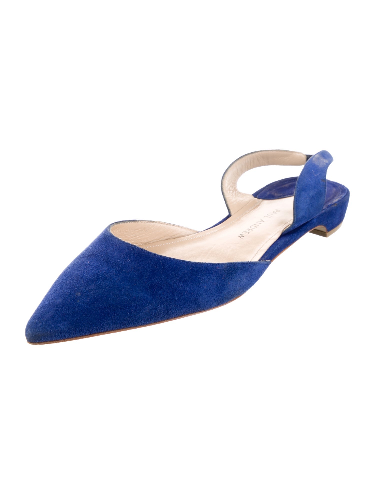Paul Andrew Suede Slingback Flats