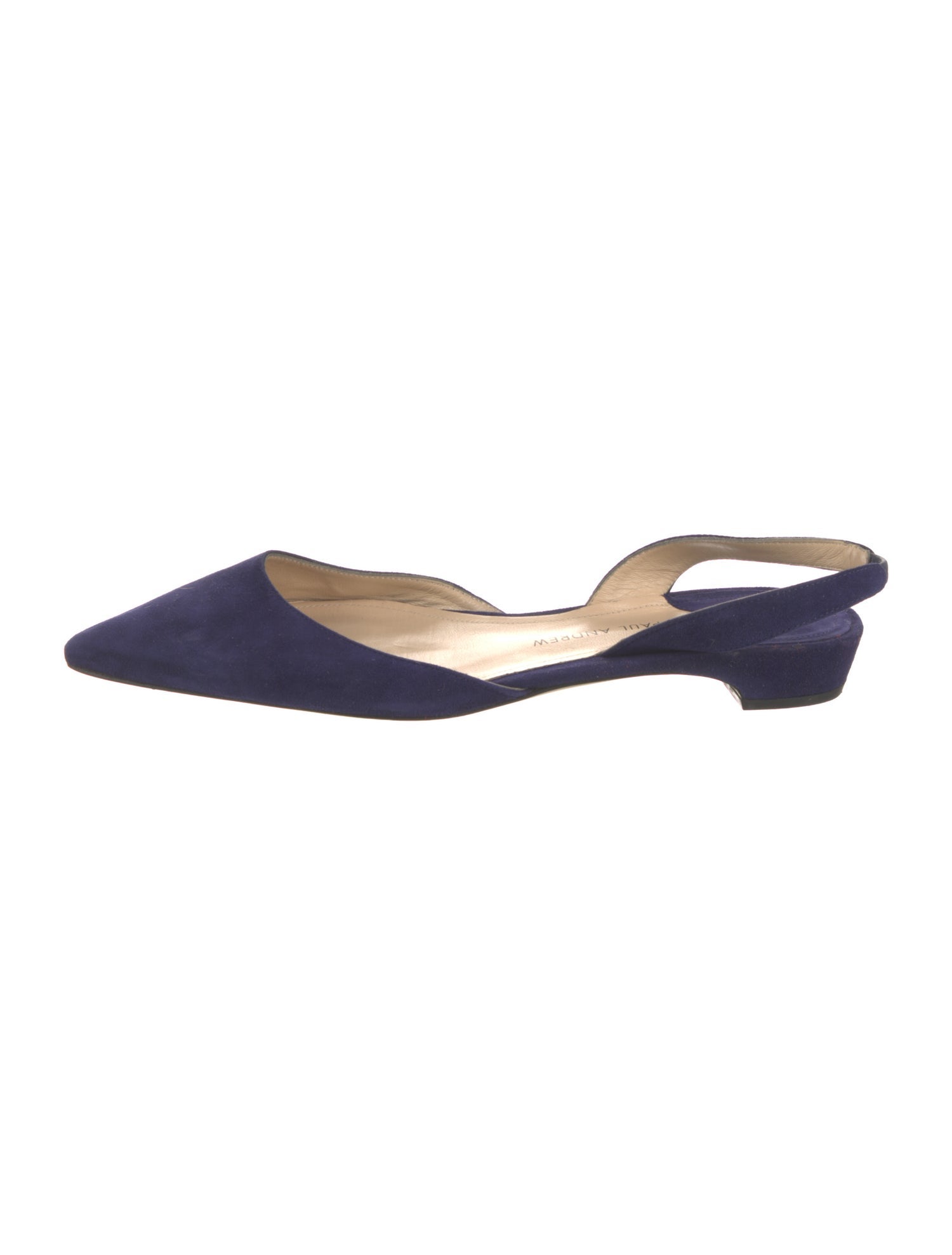 Paul Andrew Suede Slingback Flats