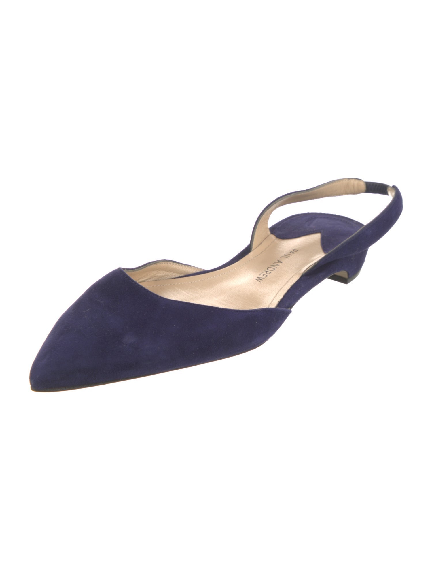 Paul Andrew Suede Slingback Flats