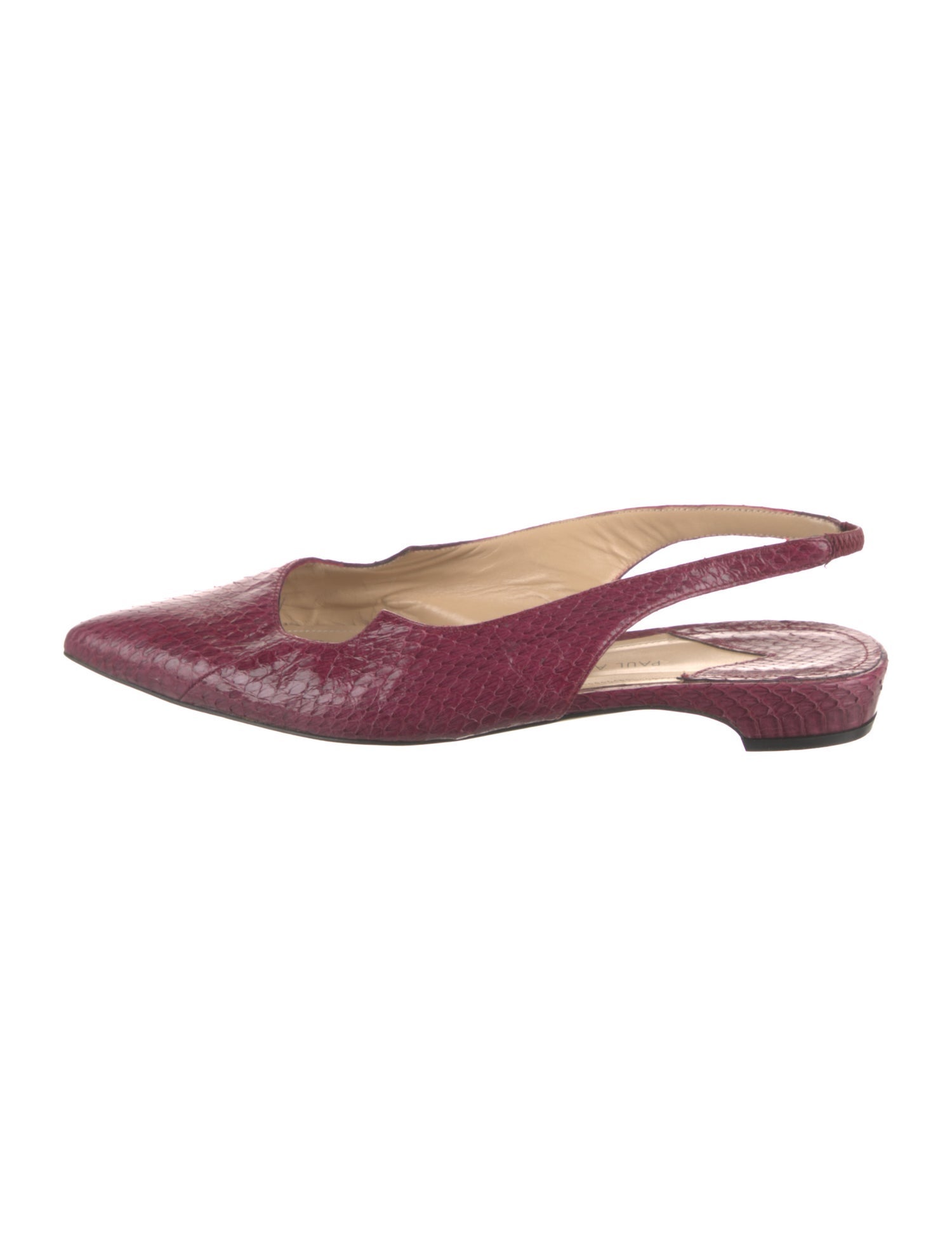 Paul Andrew Leather Slingback Flats