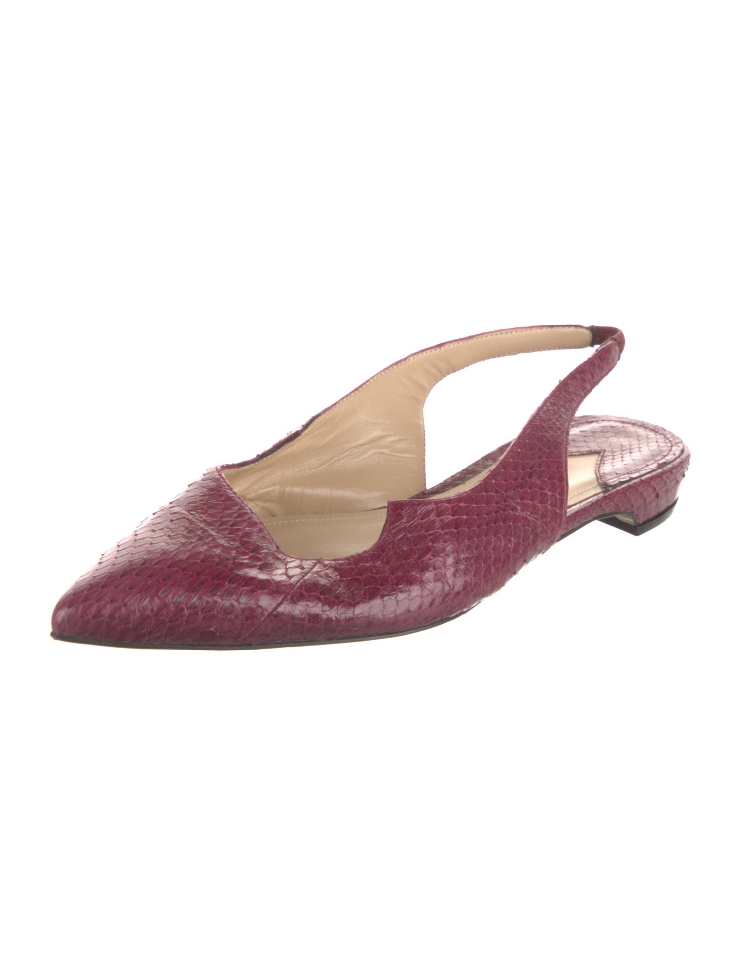 Paul Andrew Leather Slingback Flats