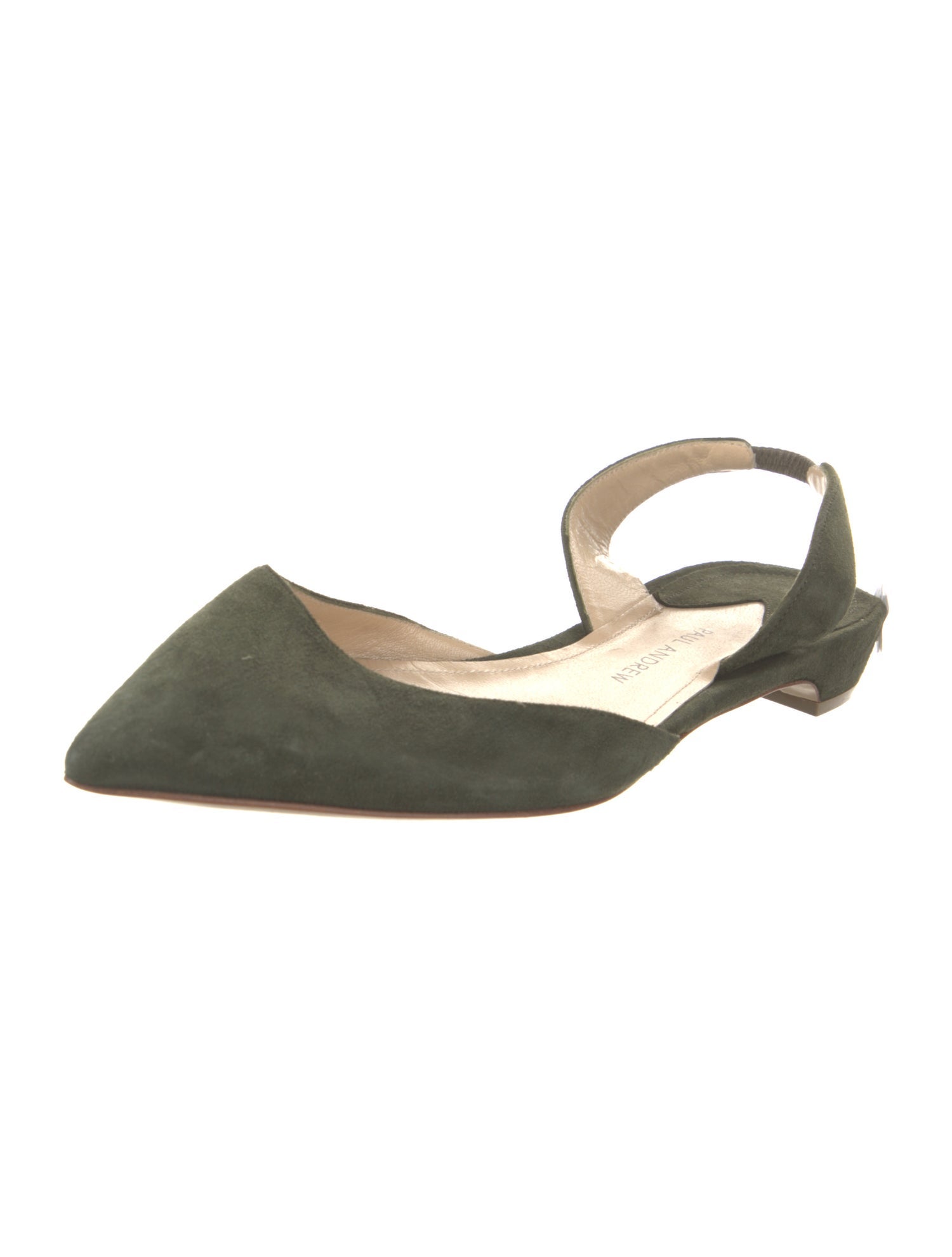 Paul Andrew Suede Slingback Flats