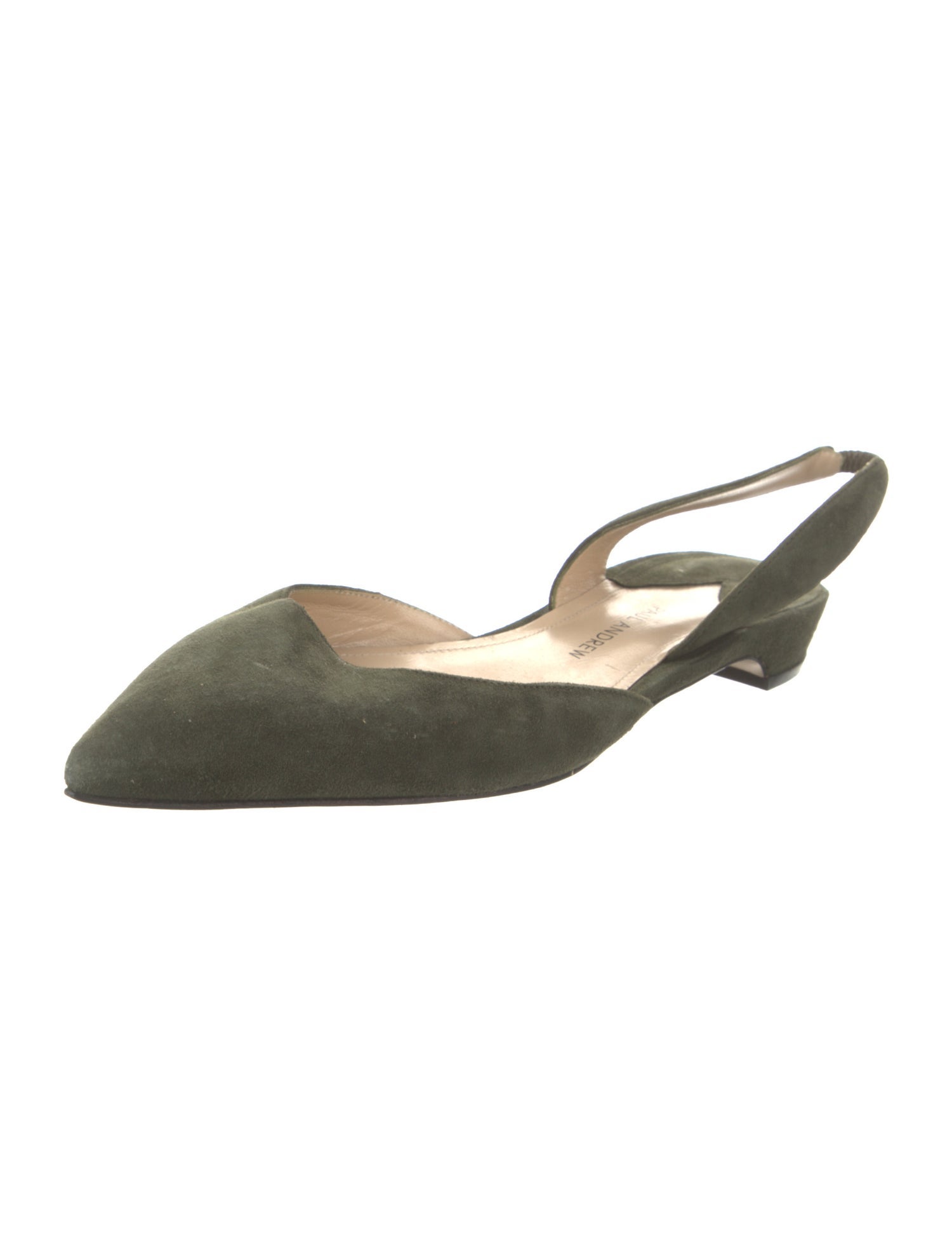 Paul Andrew Suede Slingback Flats