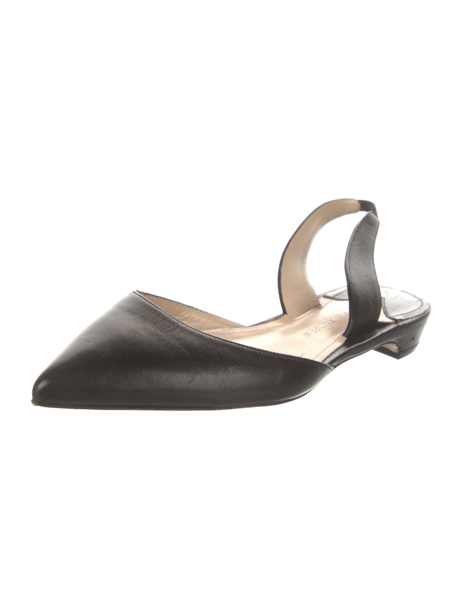 Paul Andrew Leather Slingback Flats