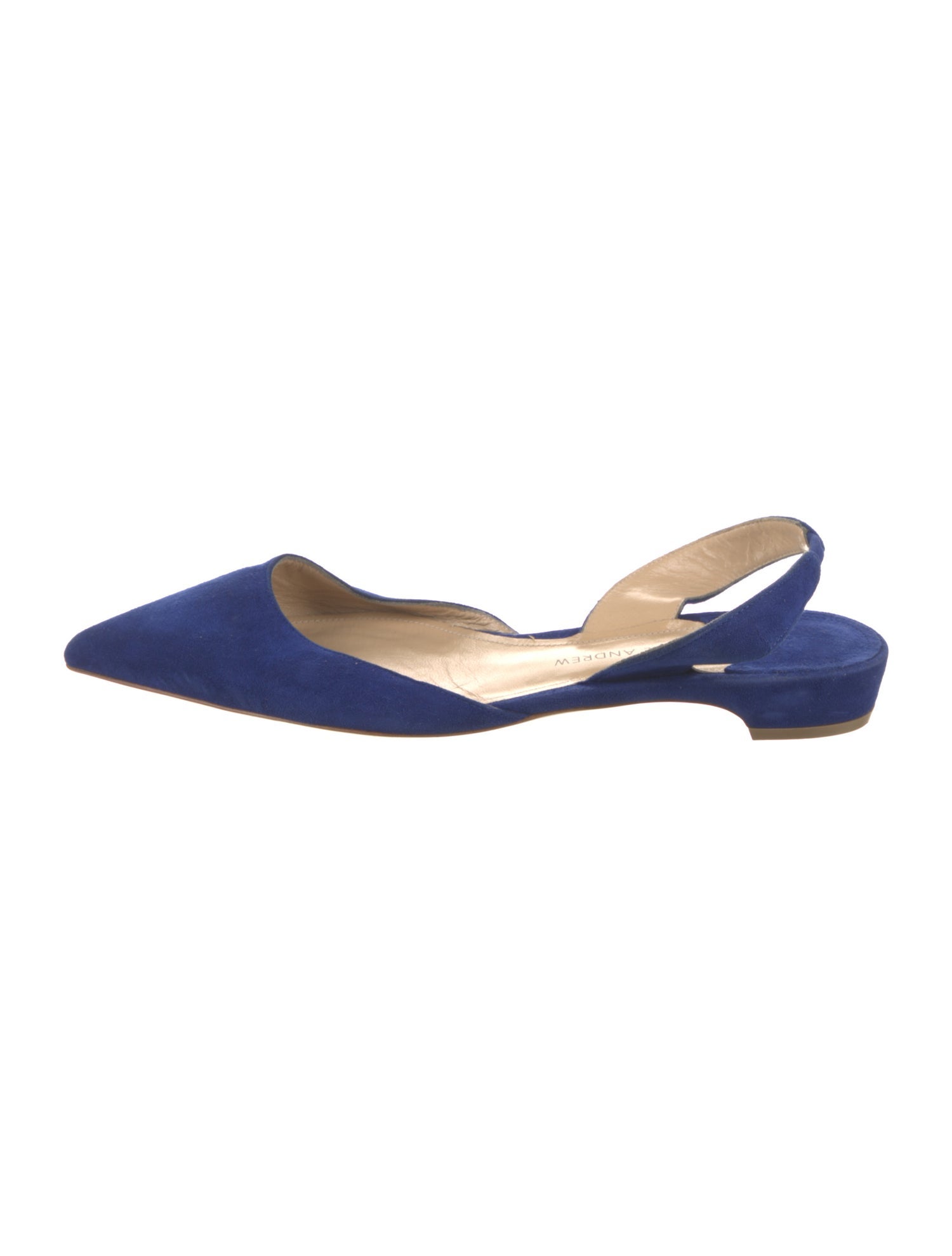 Paul Andrew Suede Slingback Flats
