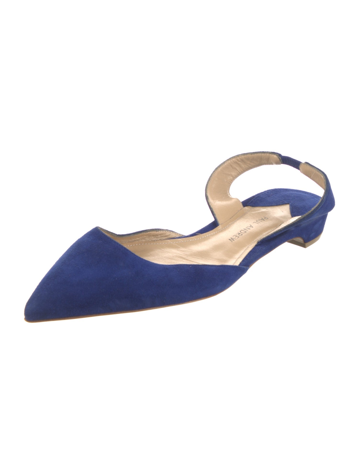 Paul Andrew Suede Slingback Flats