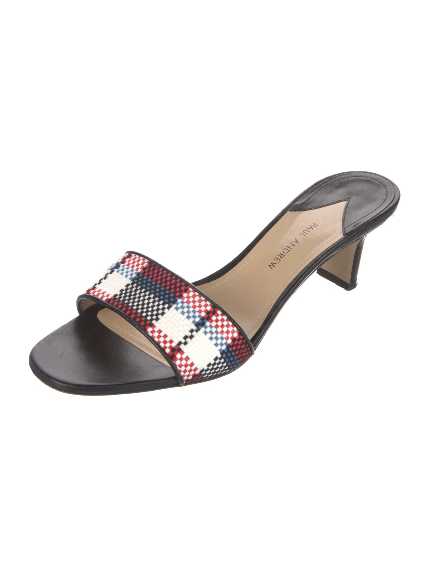 Paul Andrew Plaid Print Slides