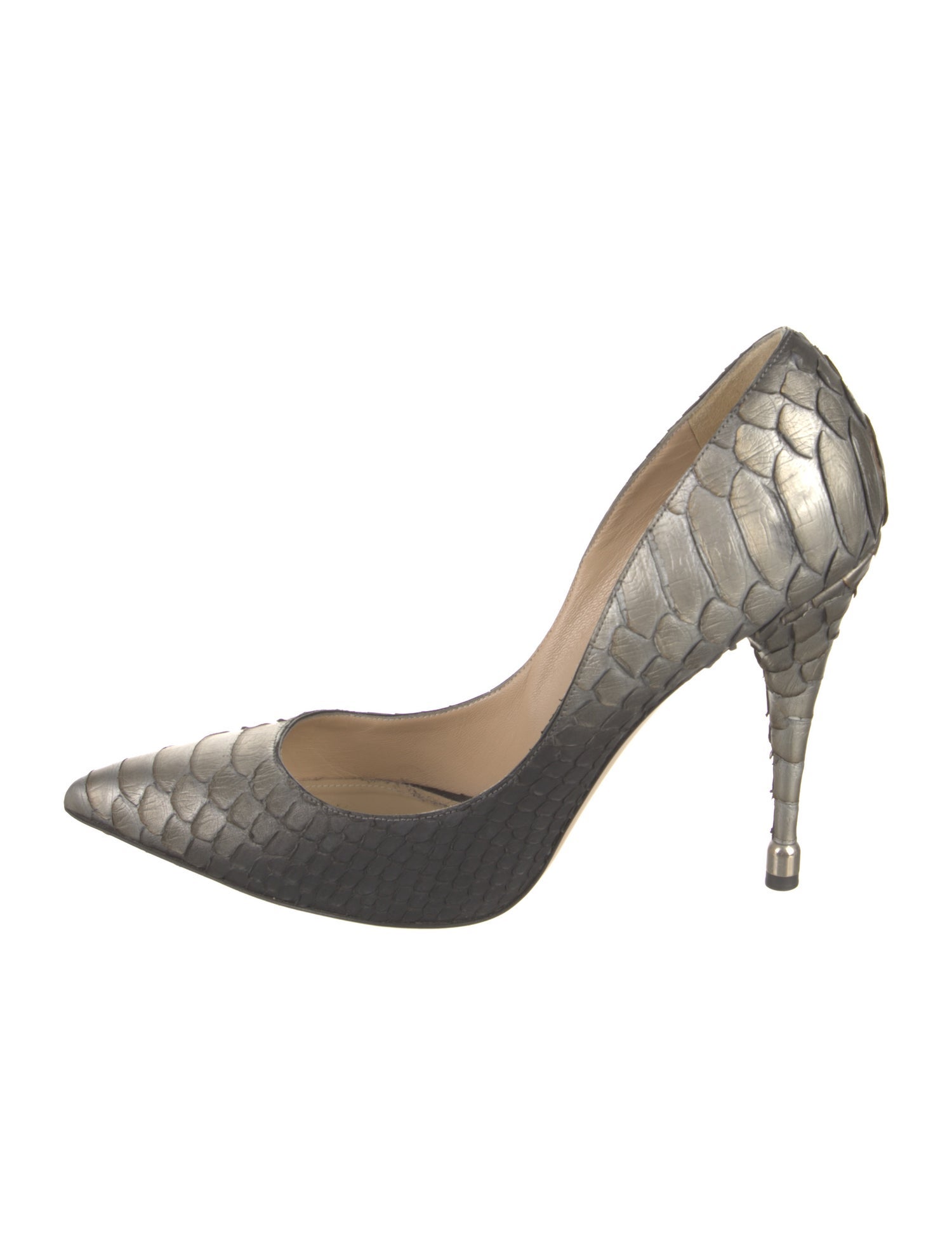 Paul Andrew Python Animal Print Pumps