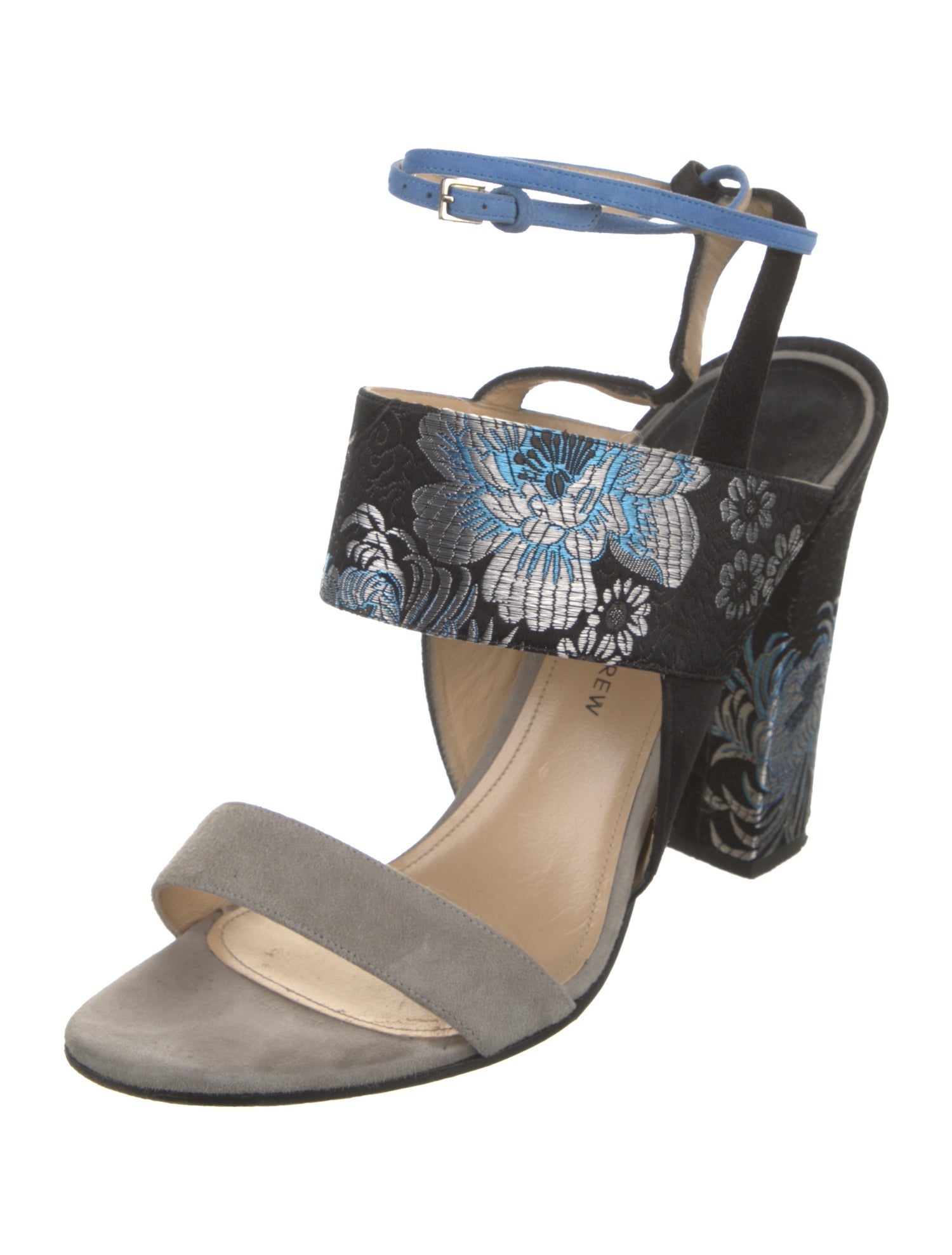 Paul Andrew Suede Patterned Sandals