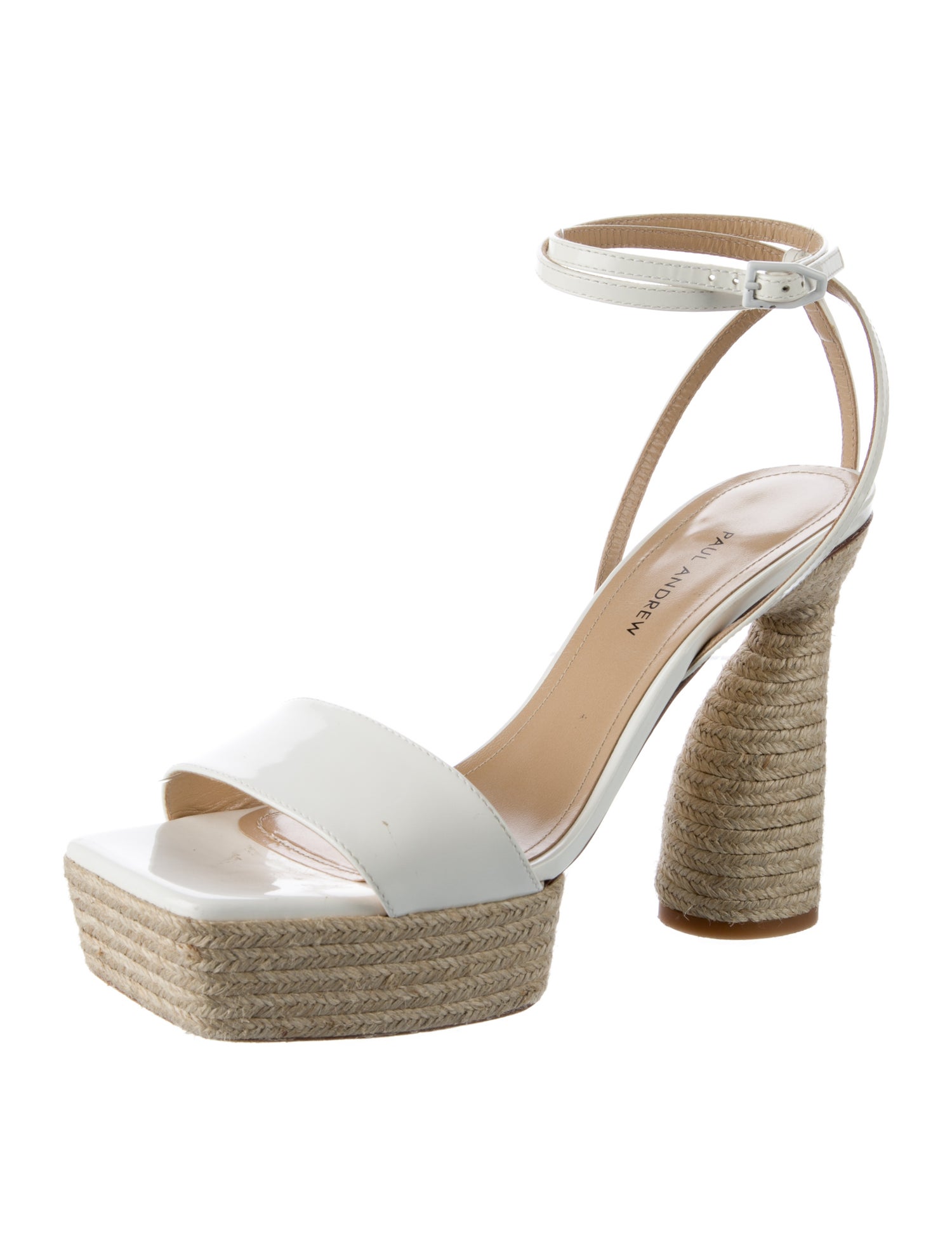 Paul Andrew Patent Leather Espadrilles