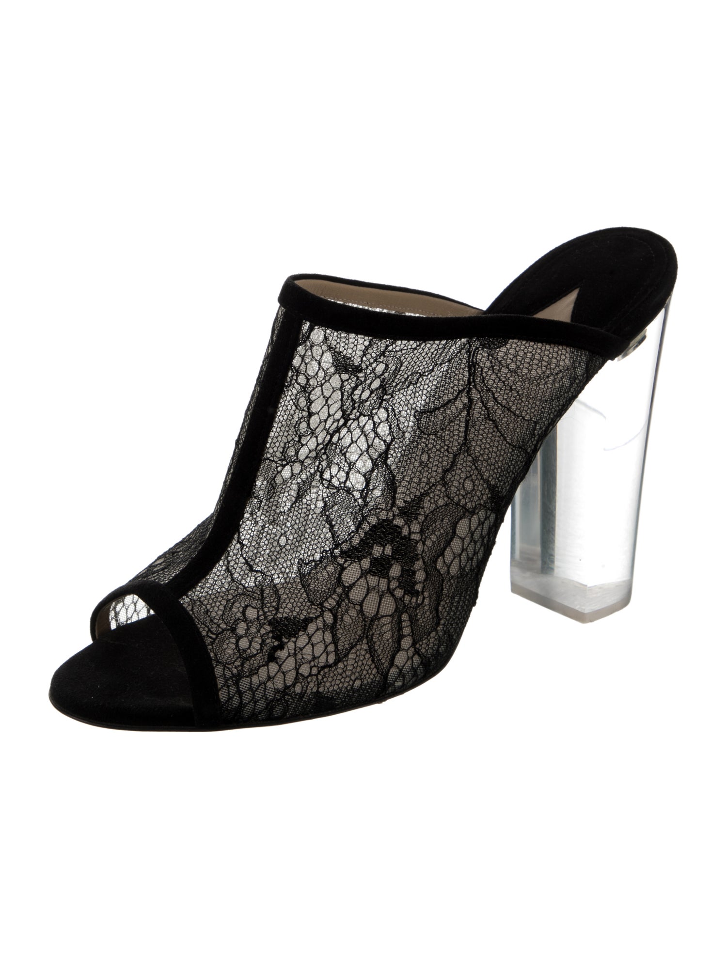 Paul Andrew Lace Lace Pattern Mules