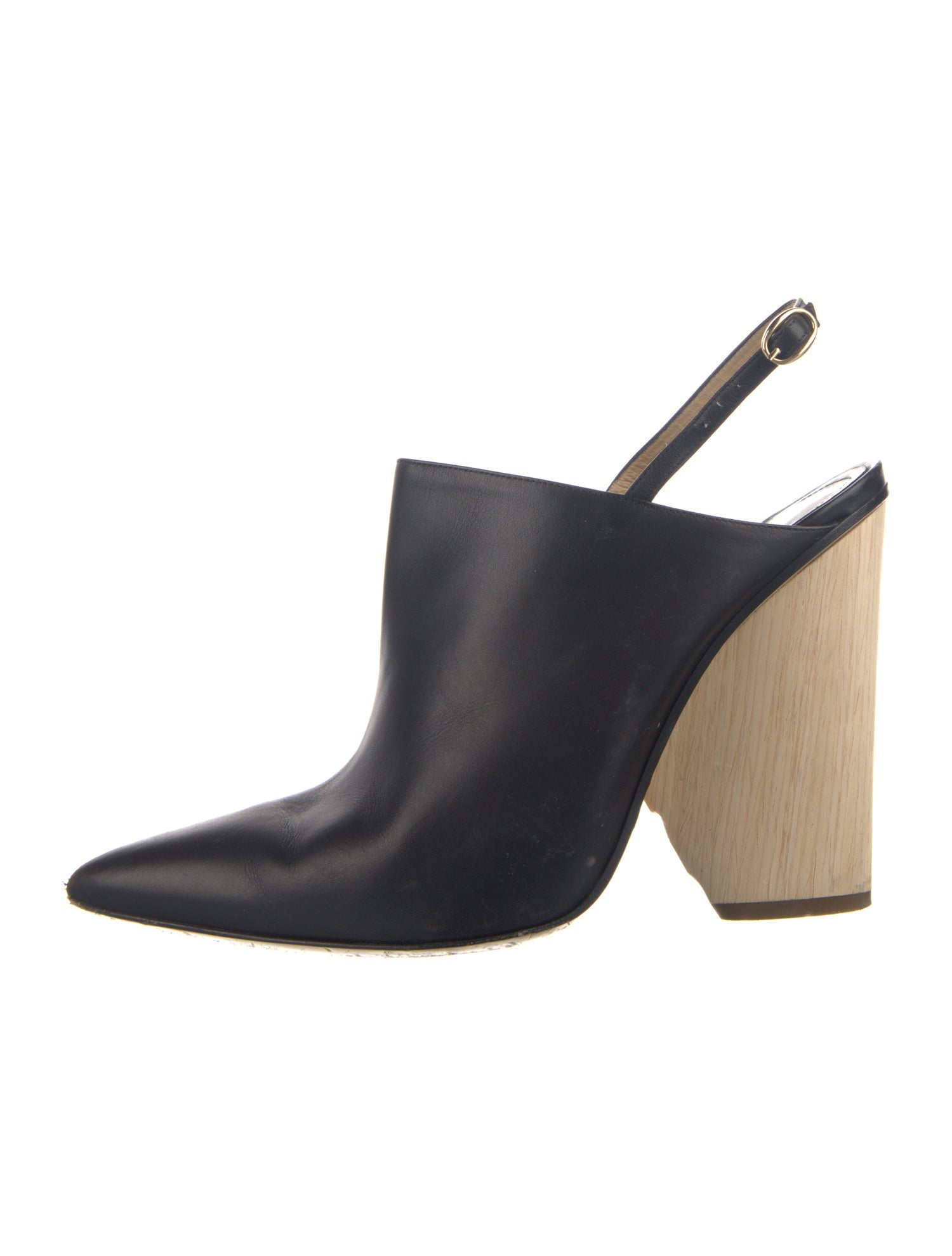 Paul Andrew Leather Slingback Pumps