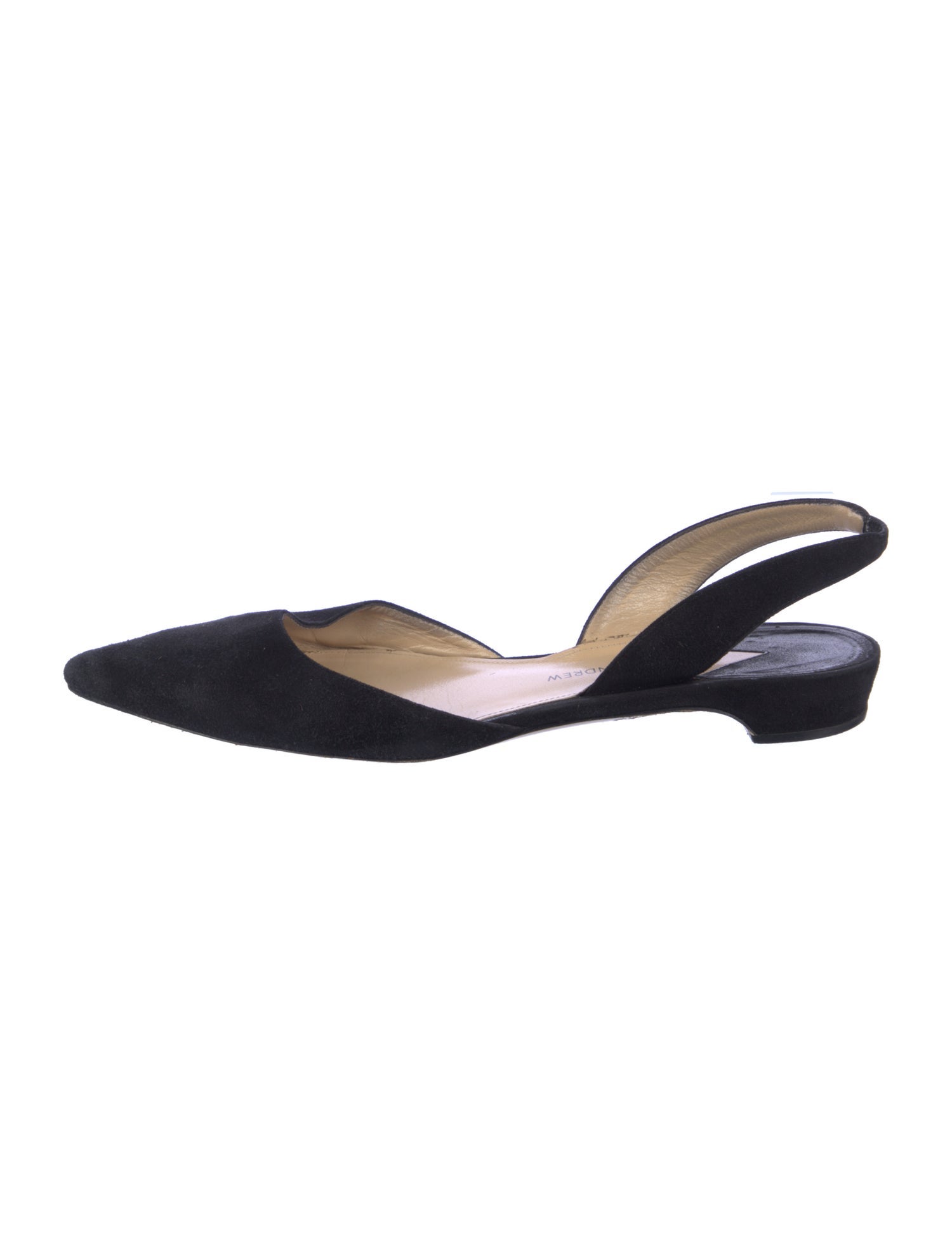 Paul Andrew Suede Slingback Flats