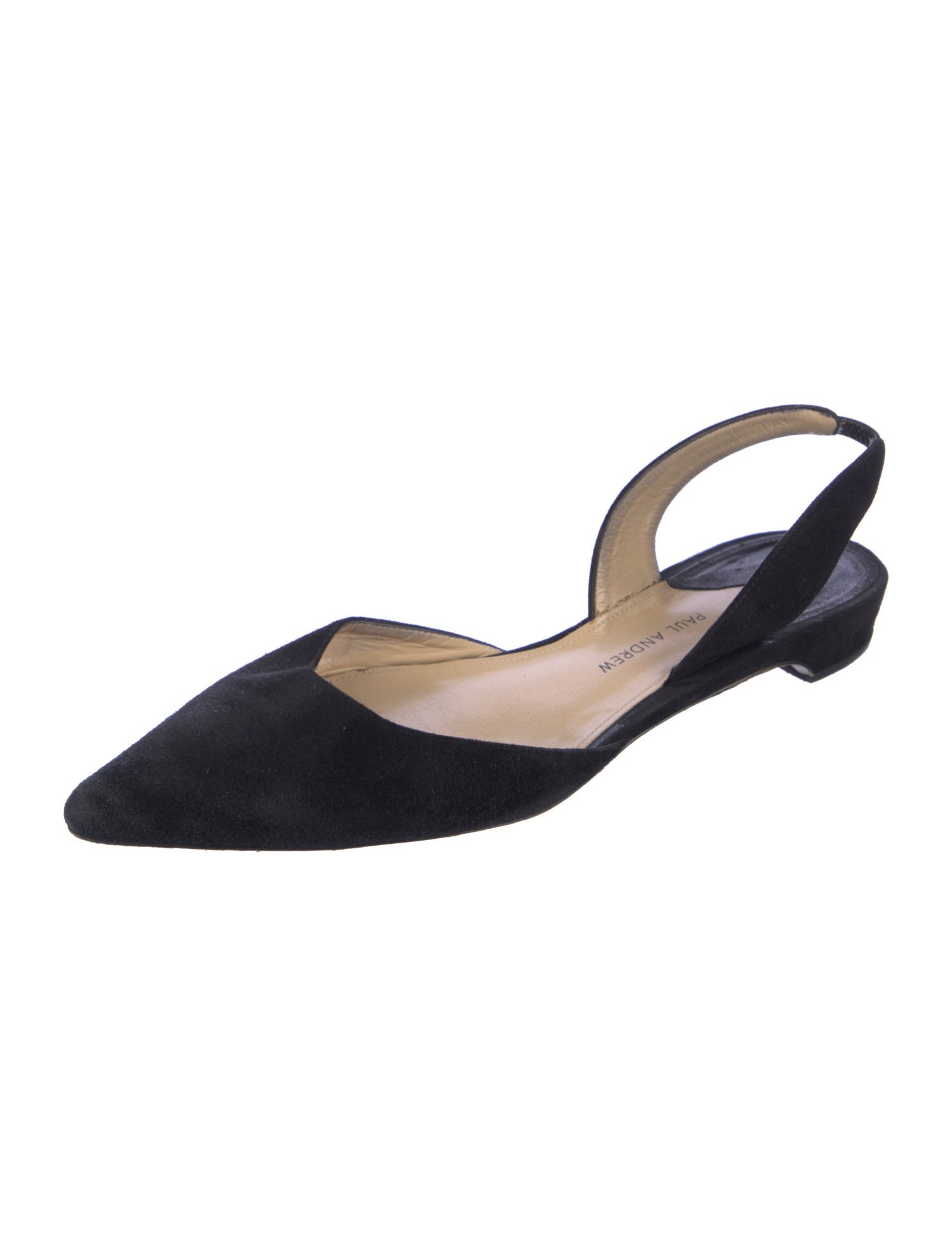 Paul Andrew Suede Slingback Flats
