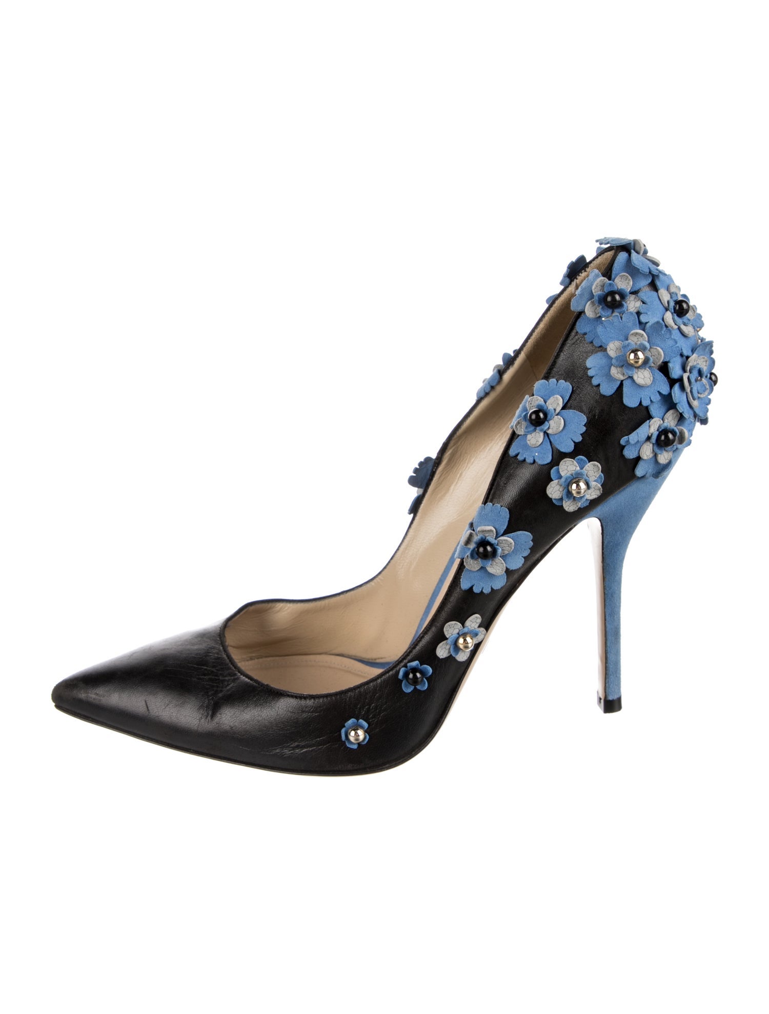 Paul Andrew Leather Patterned Pumps