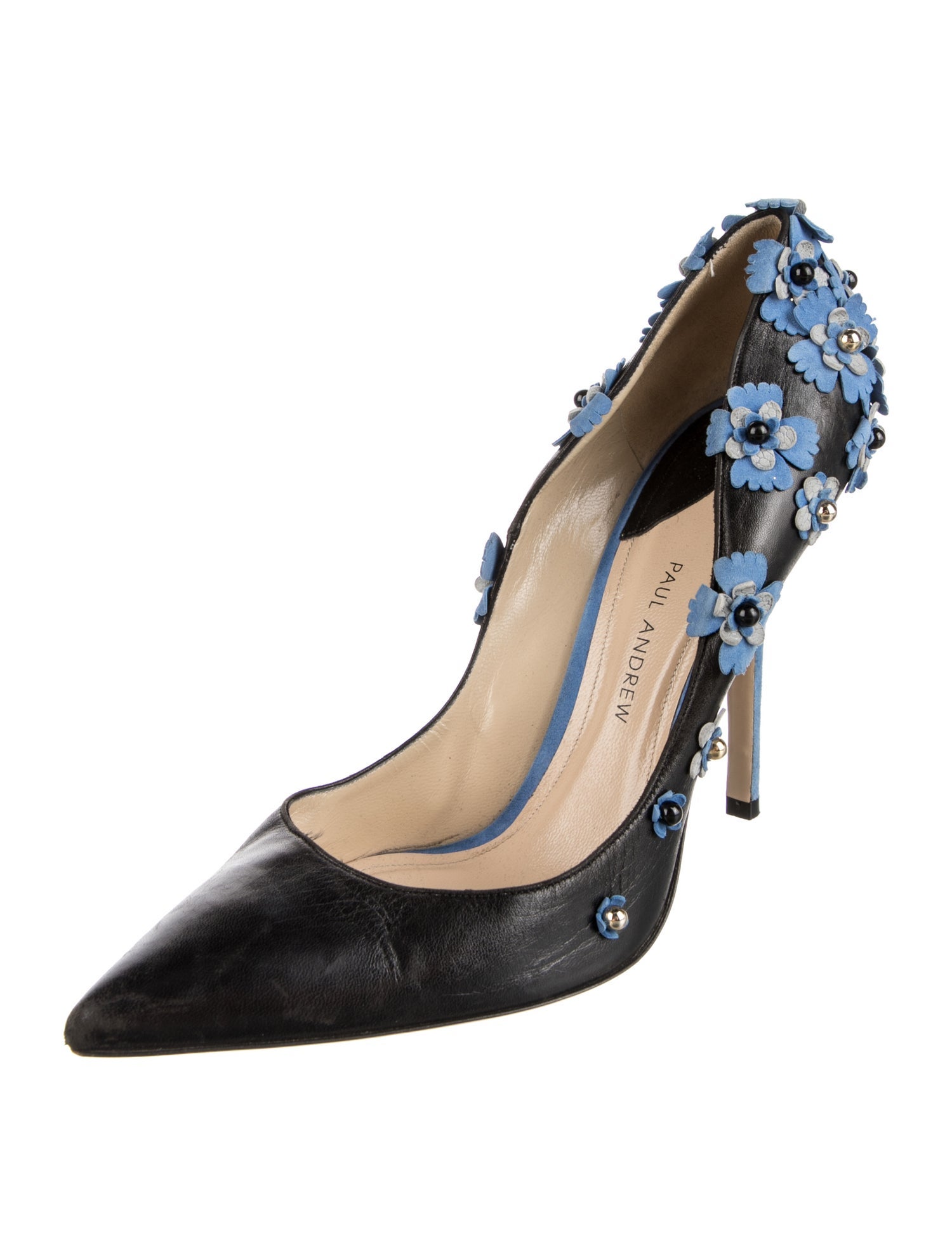 Paul Andrew Leather Patterned Pumps