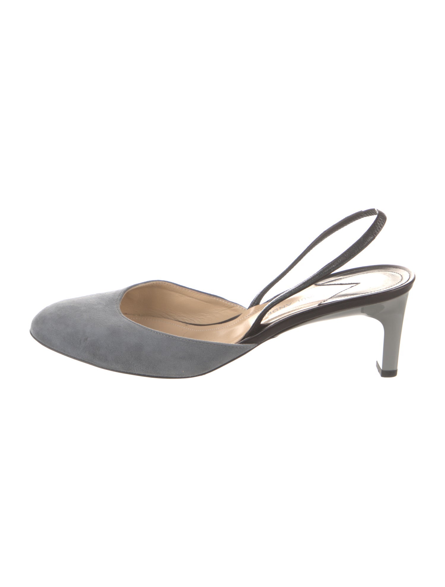 Paul Andrew Suede Slingback Pumps