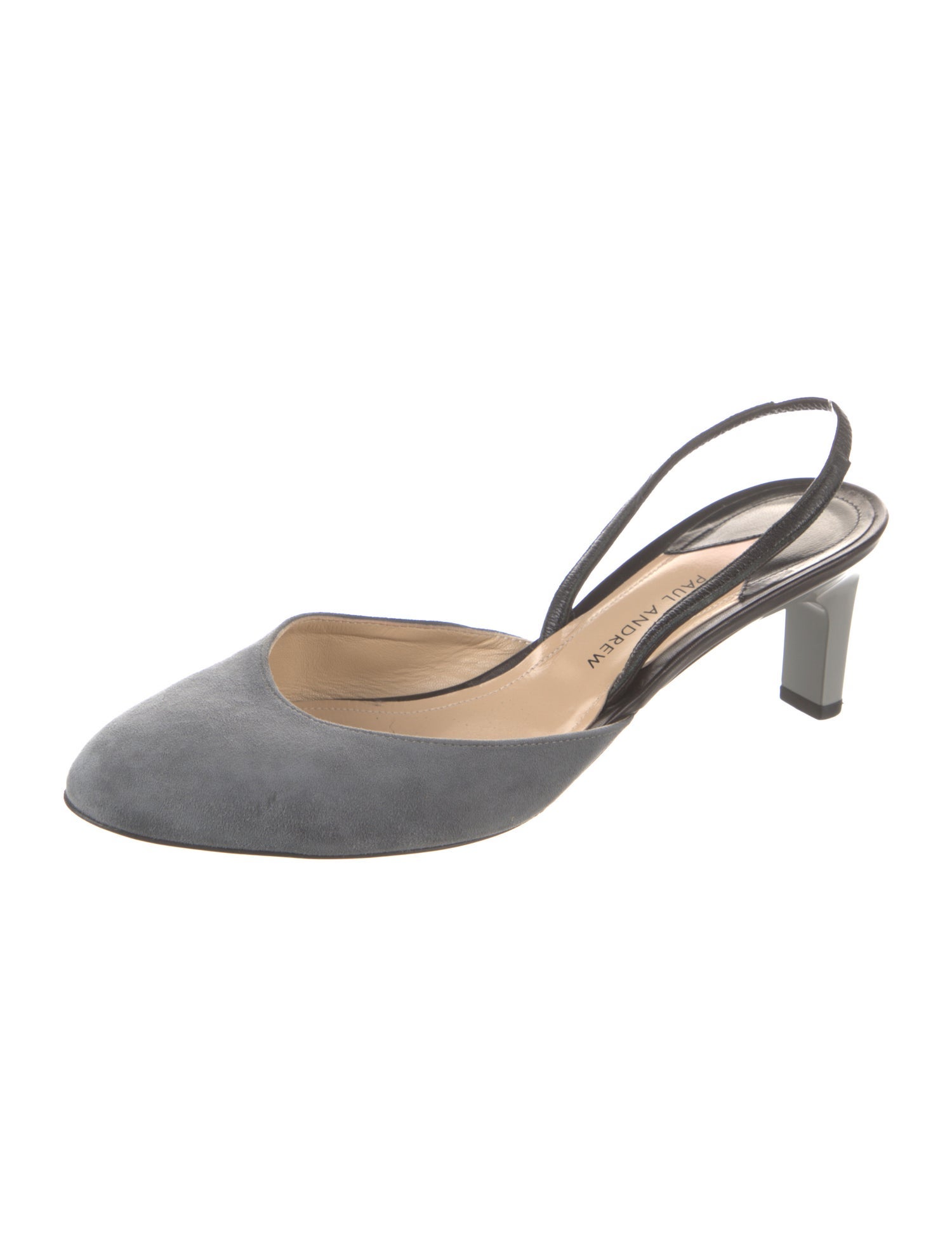 Paul Andrew Suede Slingback Pumps