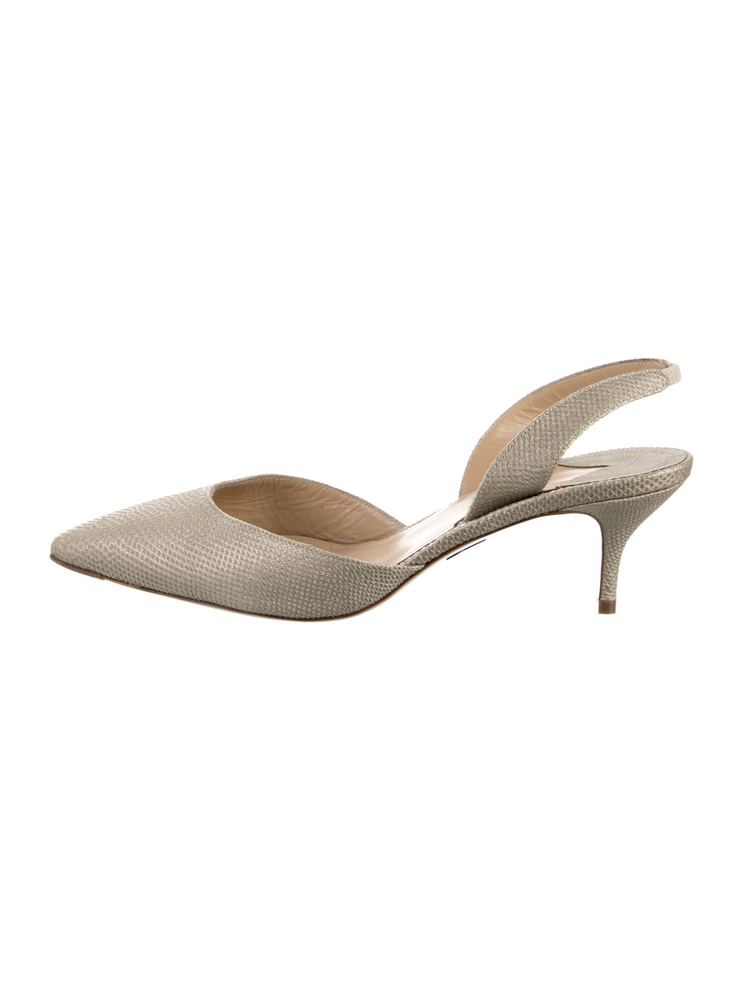 Paul Andrew Glitter Slingback Pumps