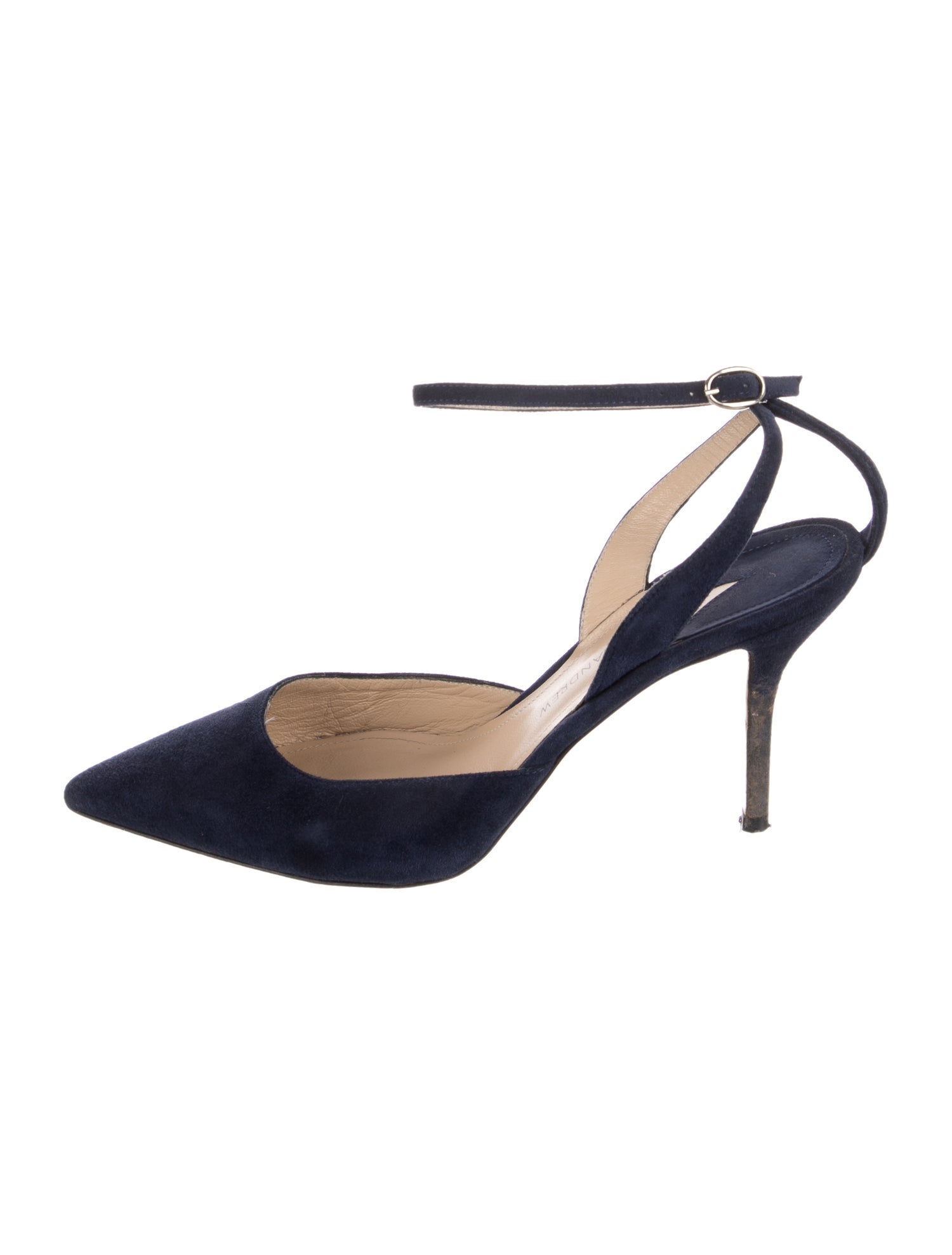 Paul Andrew Suede Slingback Pumps