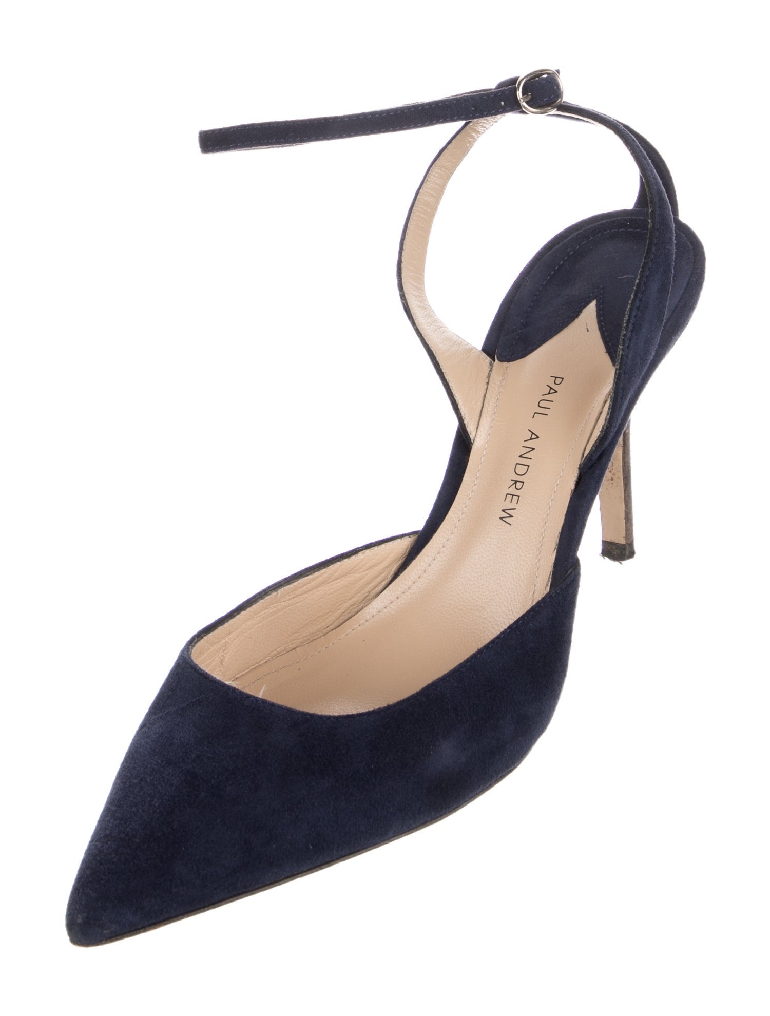 Paul Andrew Suede Slingback Pumps