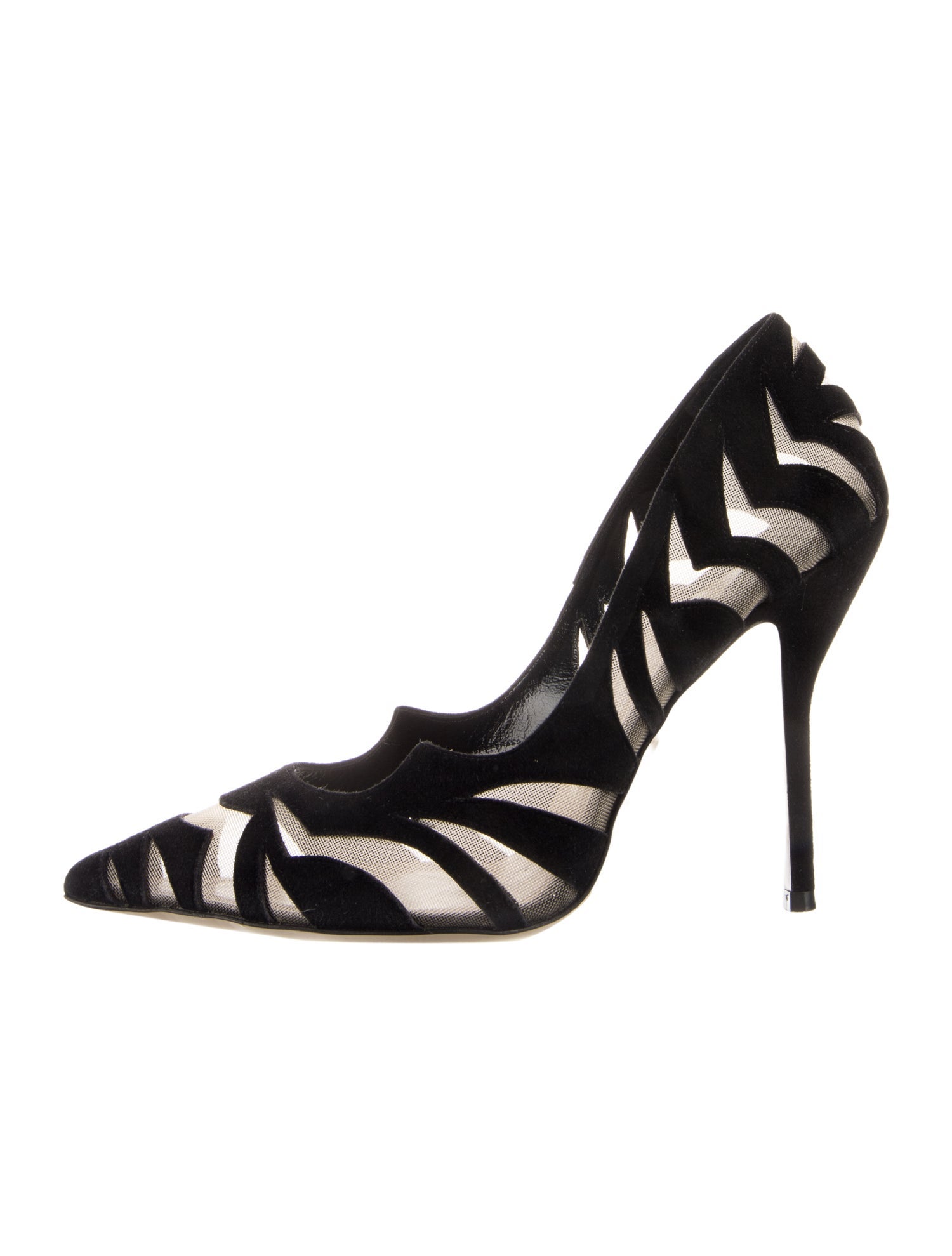 Paul Andrew Suede Animal Print Pumps