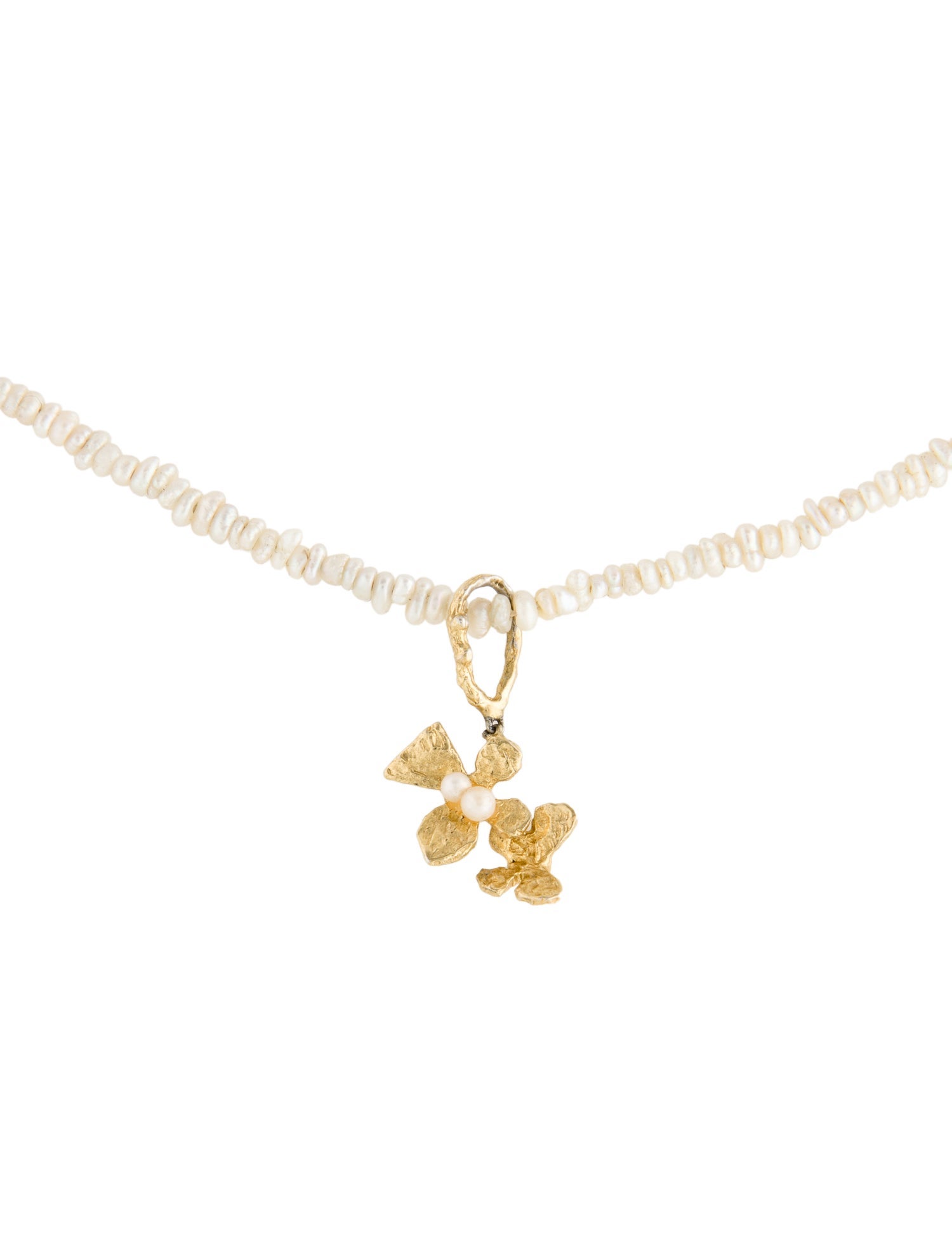 Pacharee Pearl Butterfly Spirit Animal Pendant Necklace