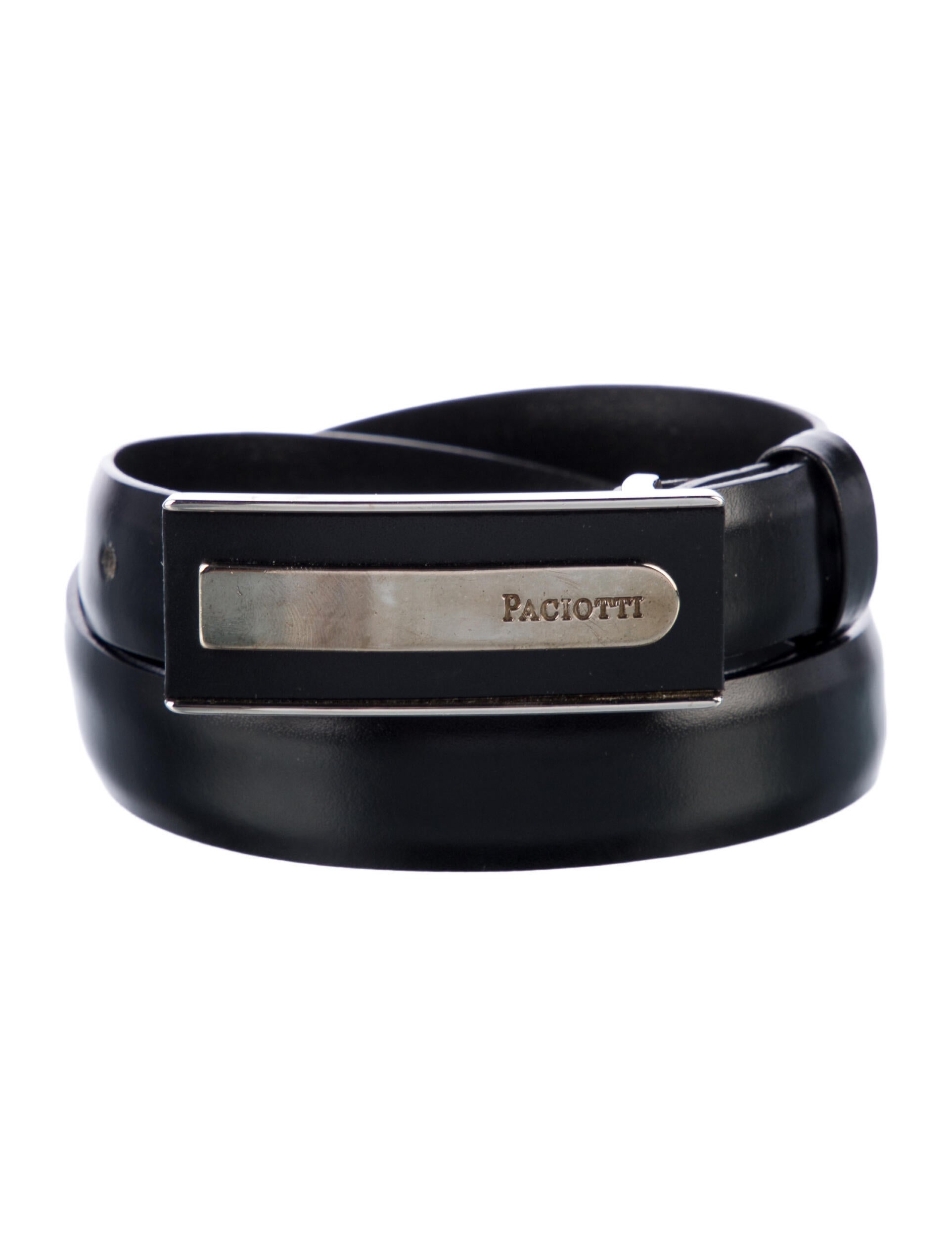 Paciotti Skinny Leather Belt