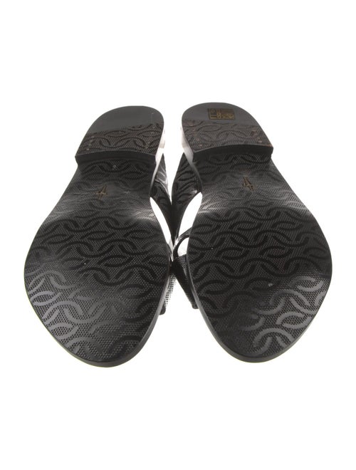 Paciotti Leather Printed Slides