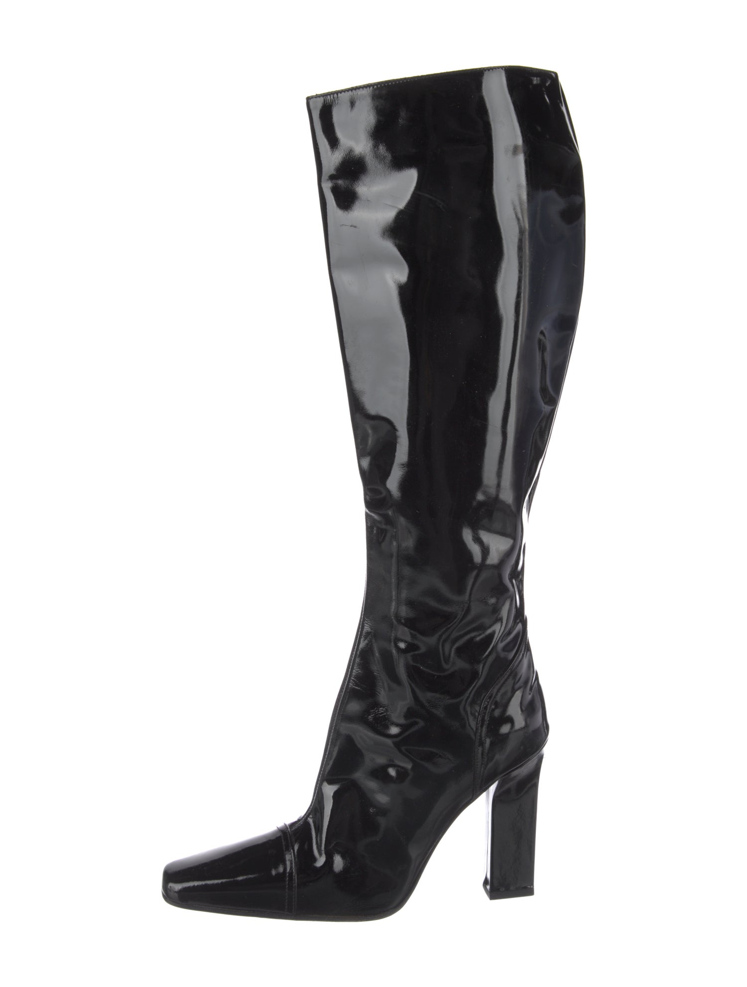 Paciotti Patent Leather Lace-Up Boots